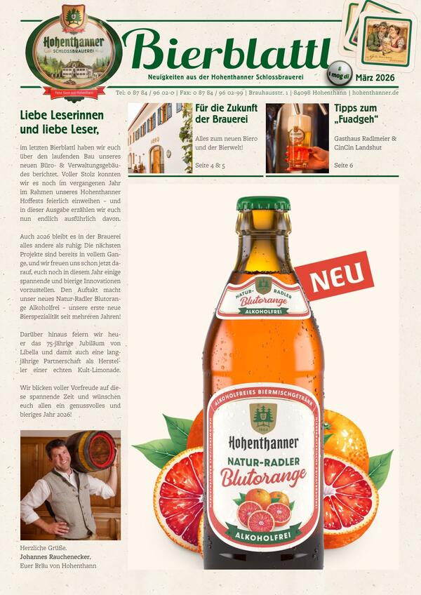 Hohenthanner Schlossbrauerei GmbH & Co. KG 2026-03-28