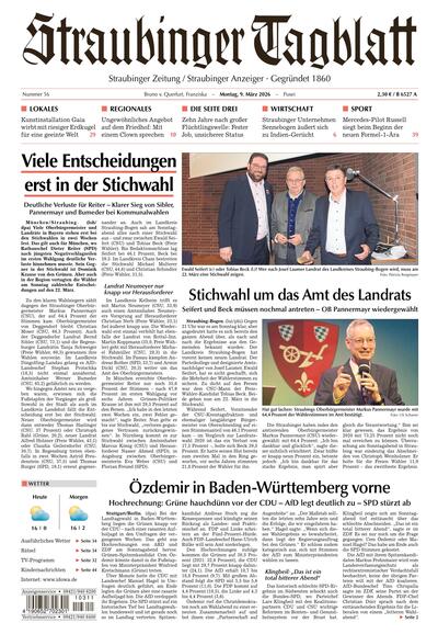 Straubinger Tagblatt 2026-03-09