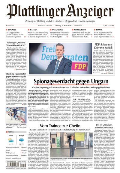 Plattlinger Anzeiger 2026-03-24
