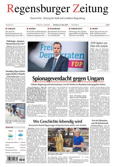 Regensburger Zeitung 2026-03-24