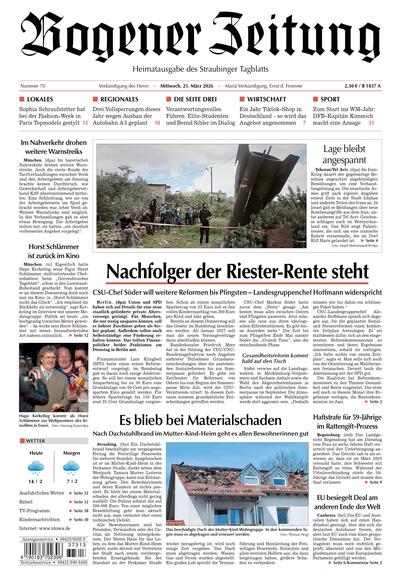 Bogener Zeitung 2026-03-25