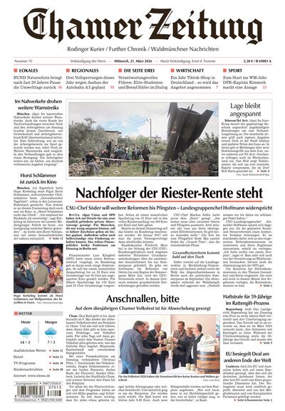 Chamer Zeitung West 2026-03-25