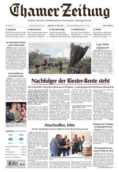 Chamer Zeitung Ost 2026-03-25