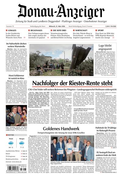 Donau Anzeiger 2026-03-25