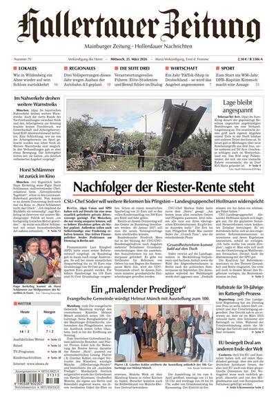 Hallertauer Zeitung 2026-03-25
