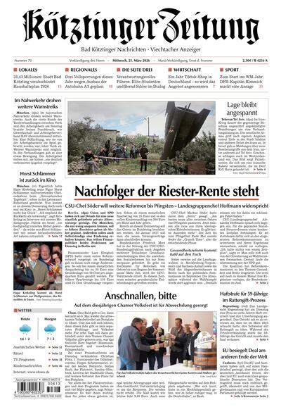 Kötztinger Zeitung 2026-03-25