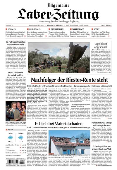 Allgemeine Laber Zeitung 2026-03-25