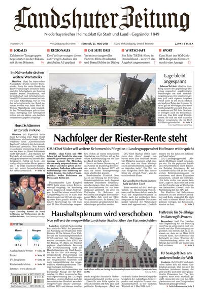 Landshuter Zeitung 2026-03-25