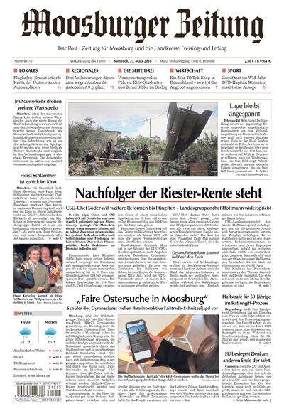 Moosburger Zeitung 2026-03-25