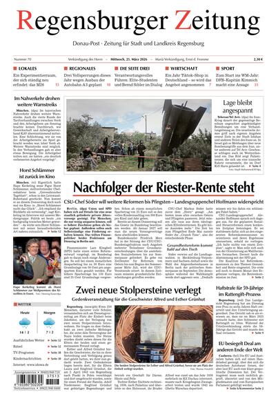 Regensburger Zeitung 2026-03-25