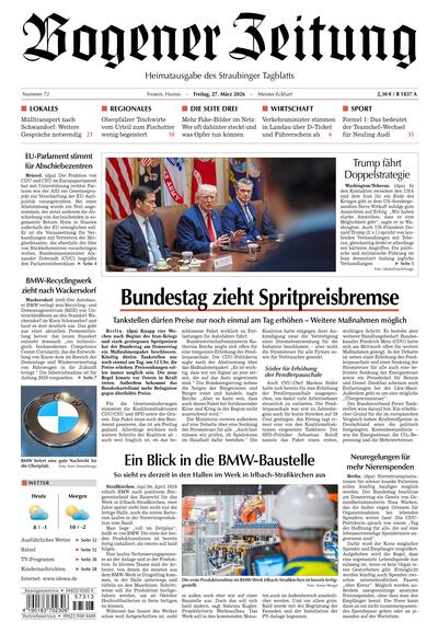 Bogener Zeitung 2026-03-27