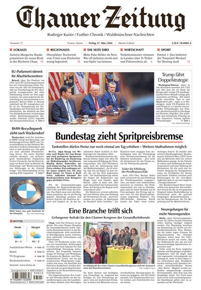 Chamer Zeitung West 2026-03-27
