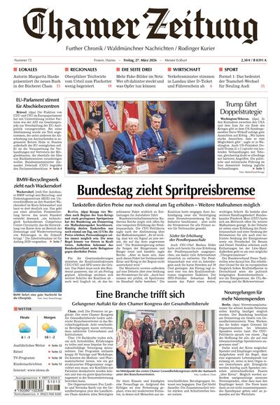 Chamer Zeitung Ost 2026-03-27
