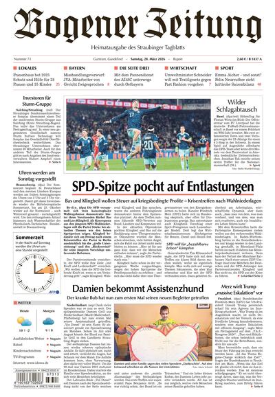 Bogener Zeitung 2026-03-28