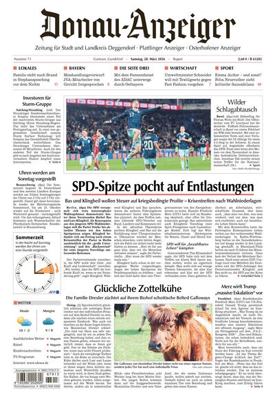 Donau Anzeiger 2026-03-28
