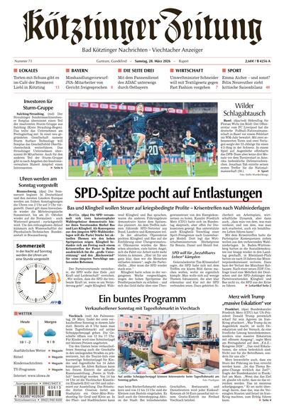 Kötztinger Zeitung 2026-03-28