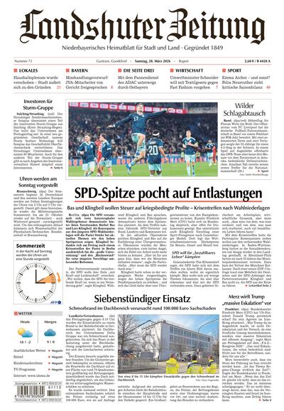 Landshuter Zeitung 2026-03-28