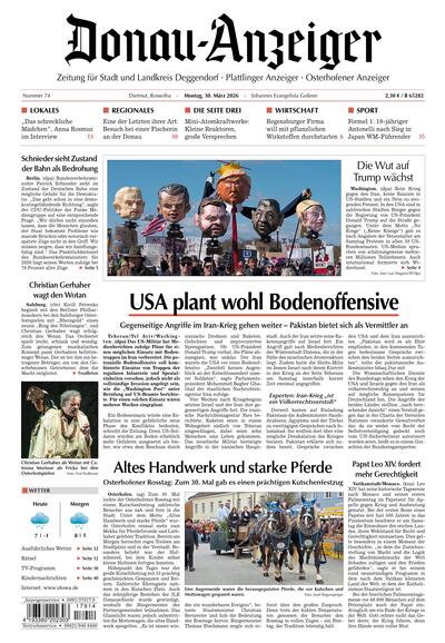 Donau Anzeiger 2026-03-30