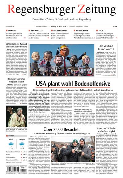Regensburger Zeitung 2026-03-30