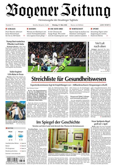 Bogener Zeitung 2026-03-31