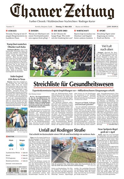 Chamer Zeitung Ost 2026-03-31