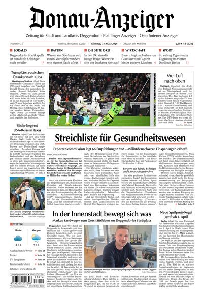 Donau Anzeiger 2026-03-31