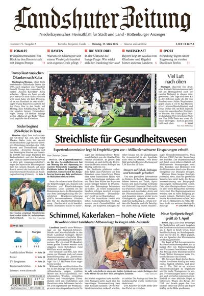 Landshuter Zeitung (A) 2026-03-31