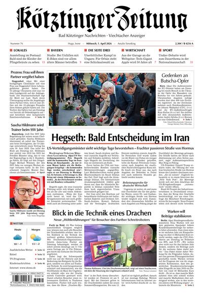 Kötztinger Zeitung 2026-04-01