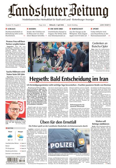 Landshuter Zeitung (A) 2026-04-01