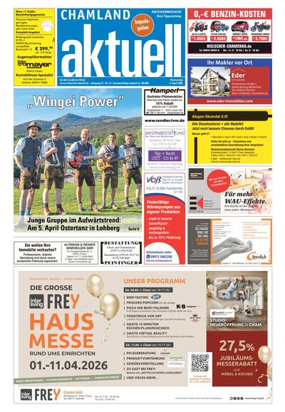 Chamland aktuell 2026-04-02
