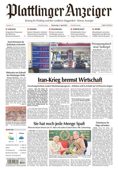 Plattlinger Anzeiger 2026-04-02