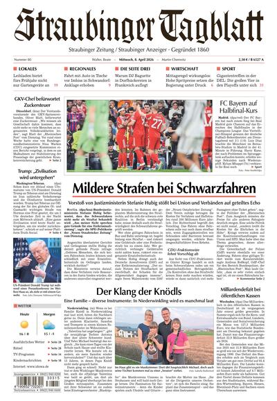 Straubinger Tagblatt 2026-04-08