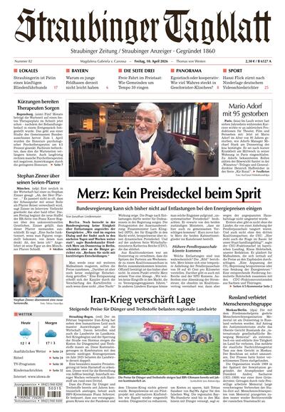 Straubinger Tagblatt 2026-04-10