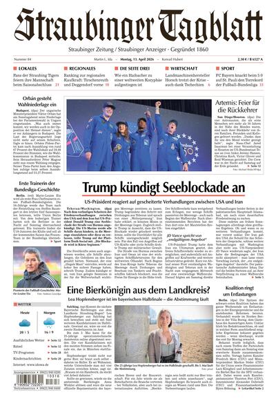 Straubinger Tagblatt 2026-04-13