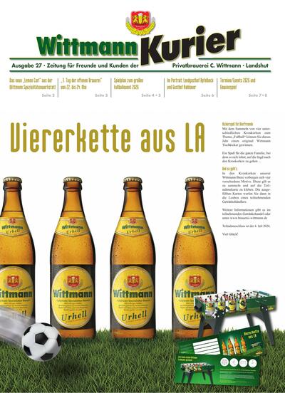 Brauerei C. Wittmann GmbH & Co. KG 2026-05-09