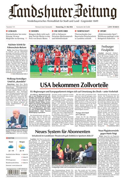 Landshuter Zeitung 2026-05-21