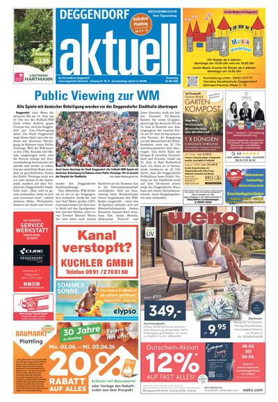 Deggendorf aktuell 2026-05-28