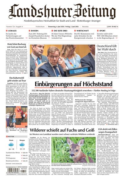 Landshuter Zeitung (A) 2026-06-04