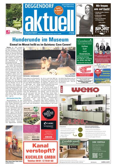 Deggendorf aktuell 2026-06-11