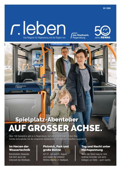 Das Kundenmagazin von das Stadtwerk.Regensburg und REWAG 2026-06-20
