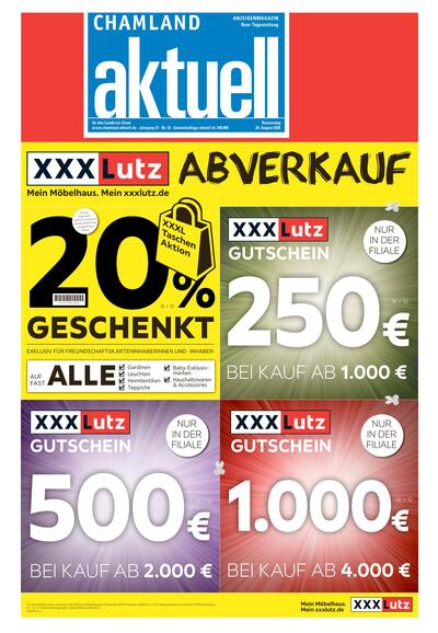 Chamland aktuell 2026-08-20