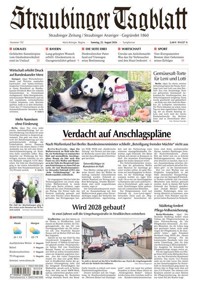 Straubinger Tagblatt 2026-08-22