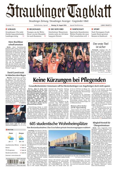 Straubinger Tagblatt 2026-08-24