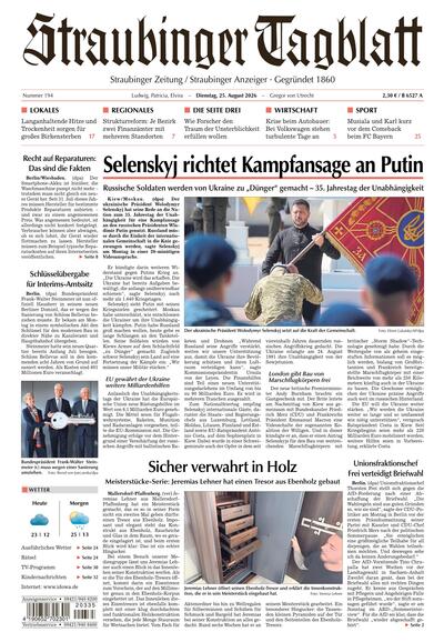 Straubinger Tagblatt 2026-08-25
