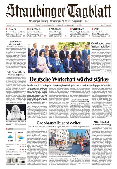 Straubinger Tagblatt 2026-08-26