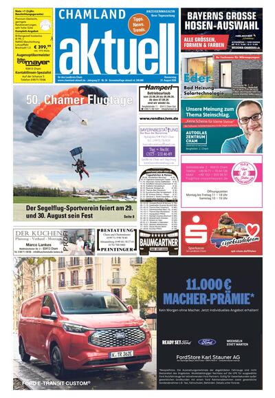 Chamland aktuell 2026-08-27