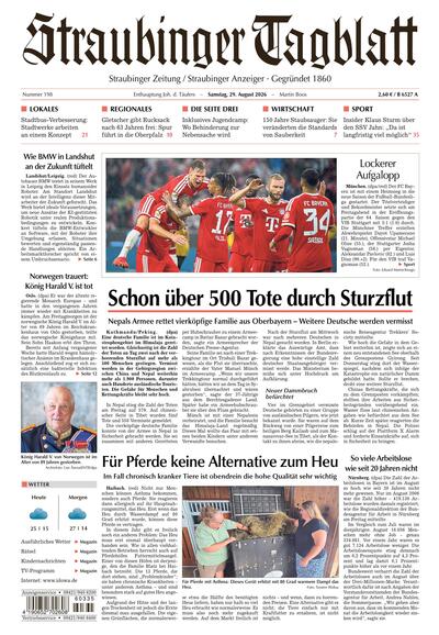 Straubinger Tagblatt 2026-08-29
