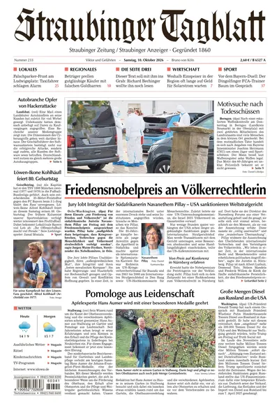 Straubinger Tagblatt 2026-10-10
