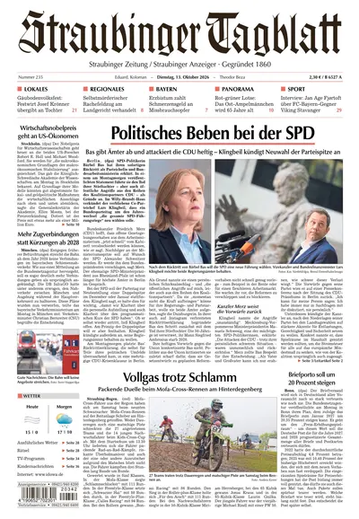 Straubinger Tagblatt 2026-10-13